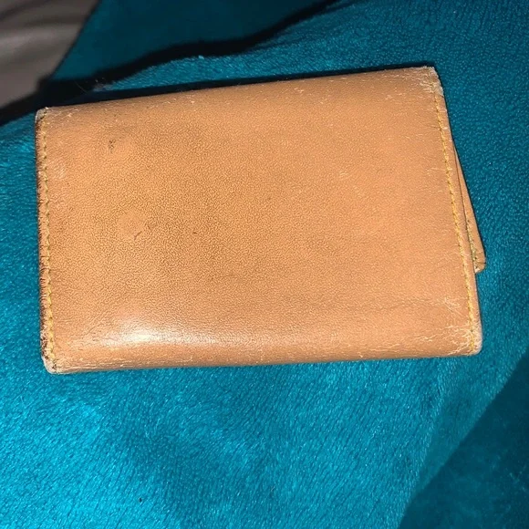 Hunting World black rugged soft leather card holder wallet key holder keychain